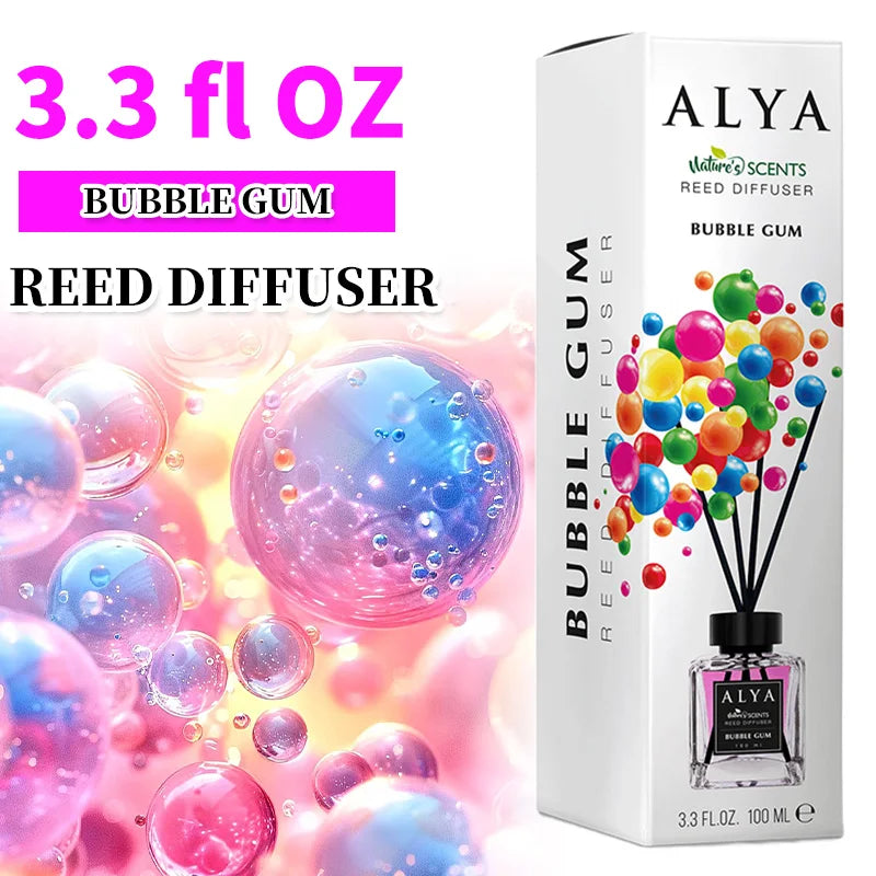 Reed Diffuser Set with 14 Scents & 4 Incense Sticks