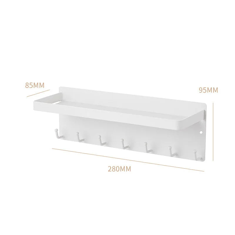 Black/White Carbon Steel Storage Rack