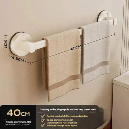 Bathroom Suction Cup Towel Rack