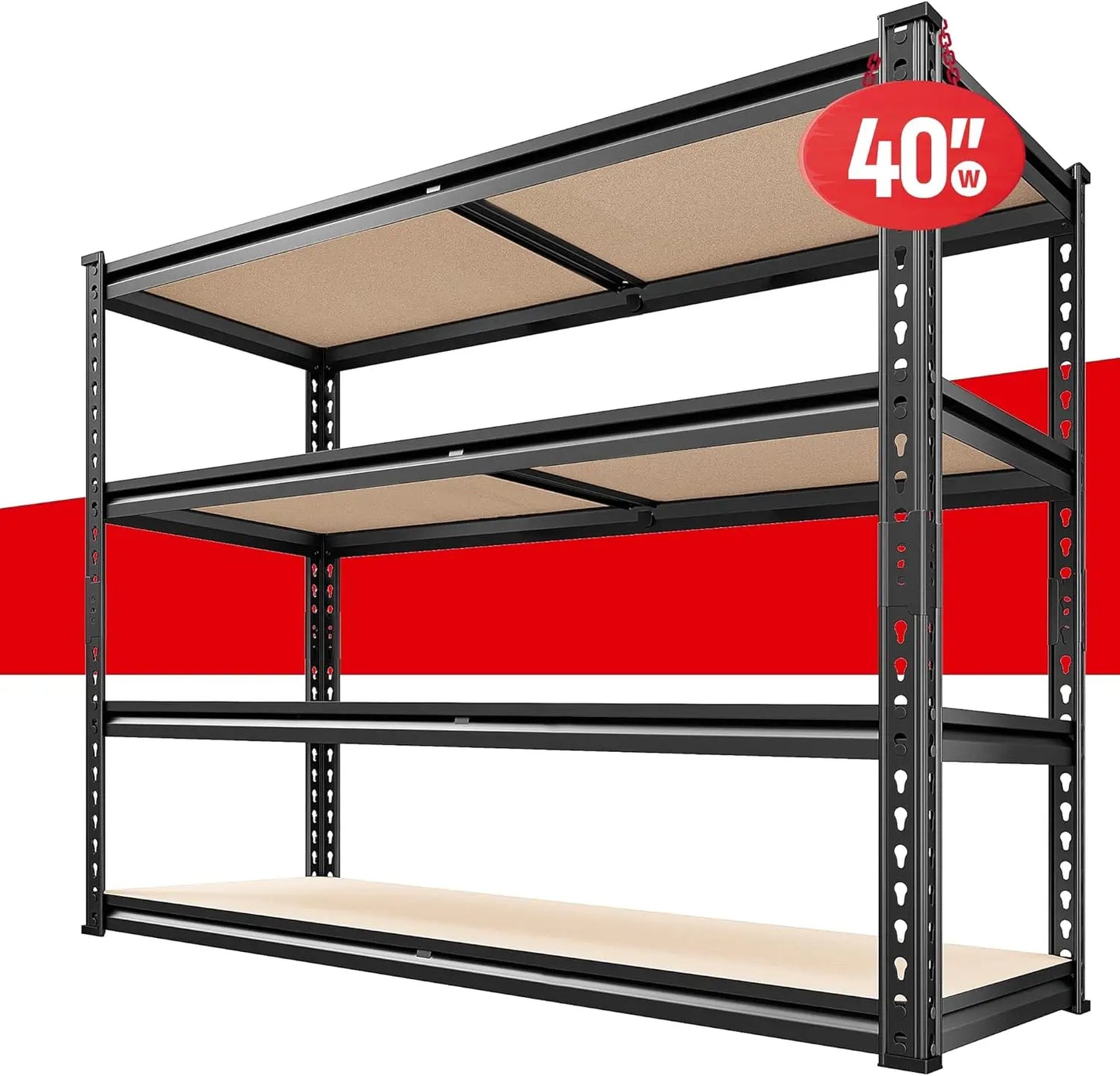 2500LBS Garage  5 Tier Metal Shelves