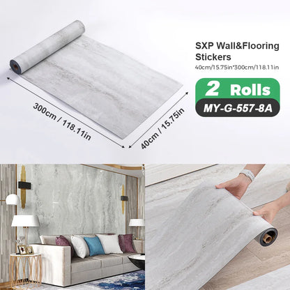 2 Rolls Self-Adhesive Wall and Floor Sticker