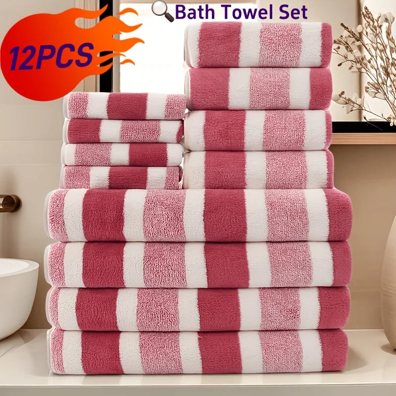 8-Piece Soft Absorbent Towel Set