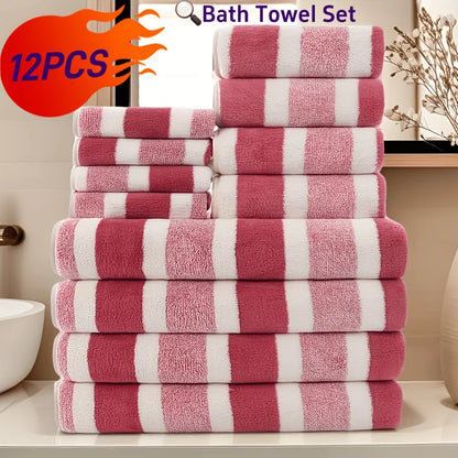 8-Piece Soft Absorbent Towel Set
