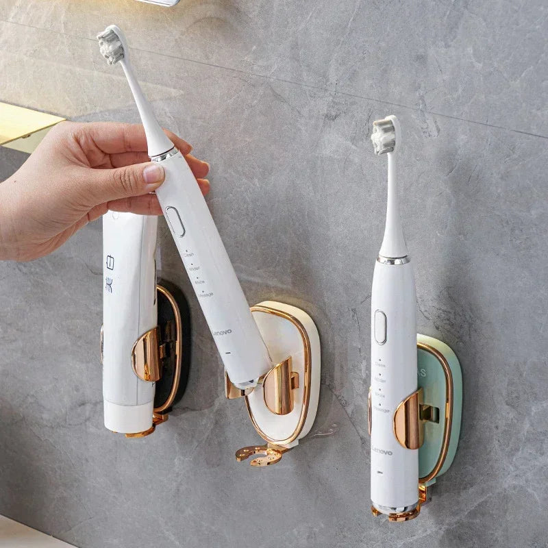 Wall-Mounted Traceless Toothbrush Holder