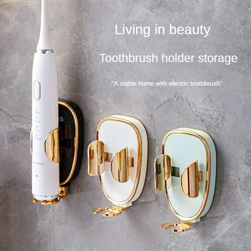 Wall-Mounted Traceless Toothbrush Holder