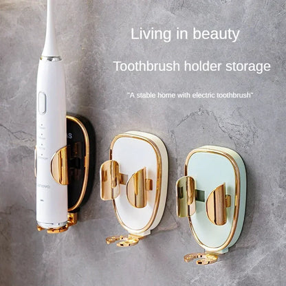Wall-Mounted Traceless Toothbrush Holder