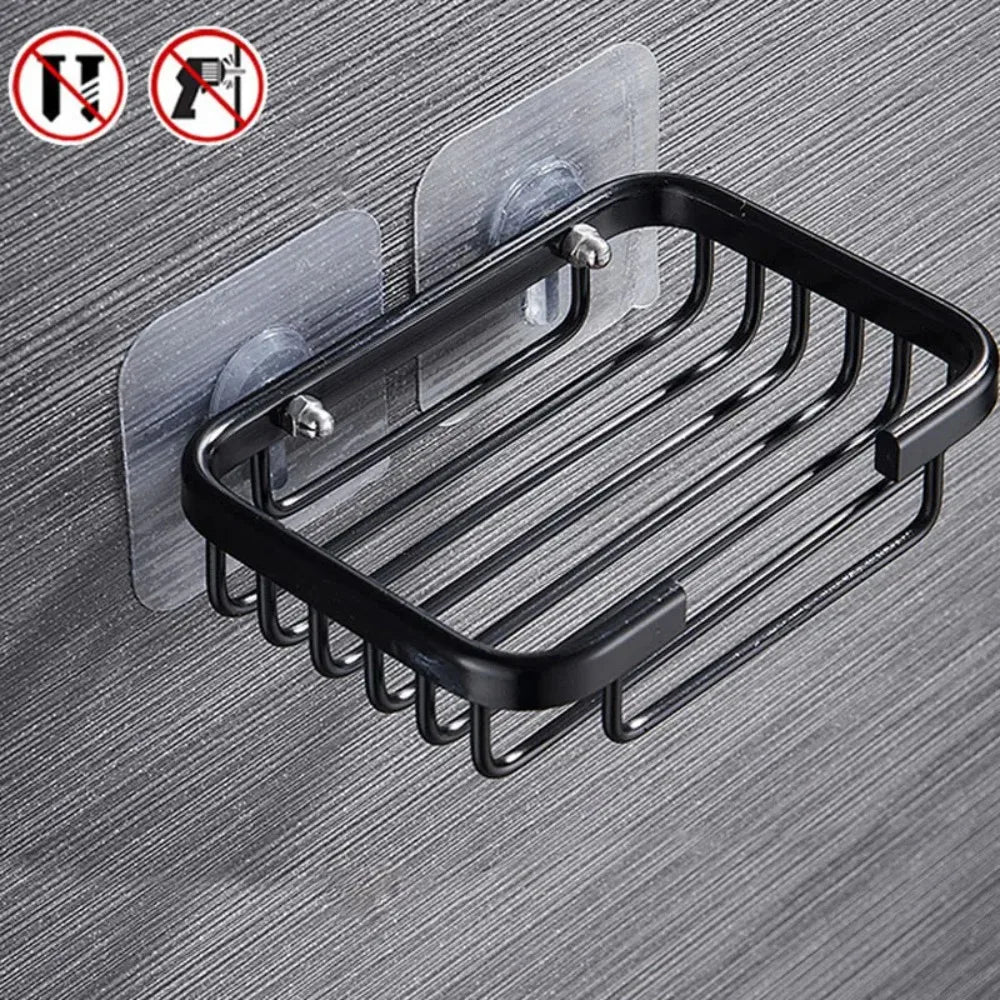 Aluminum Adhesive Soap Dish Holder