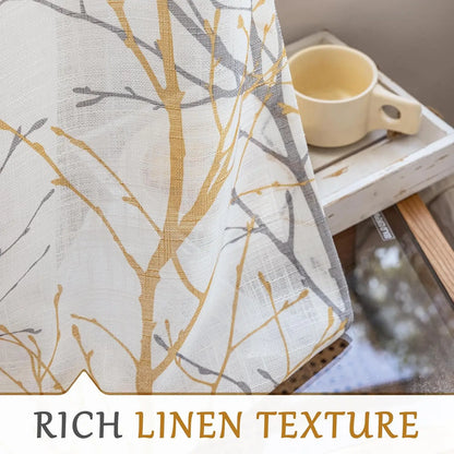 Semi Sheer Curtains, 108 Inches 2 Panels