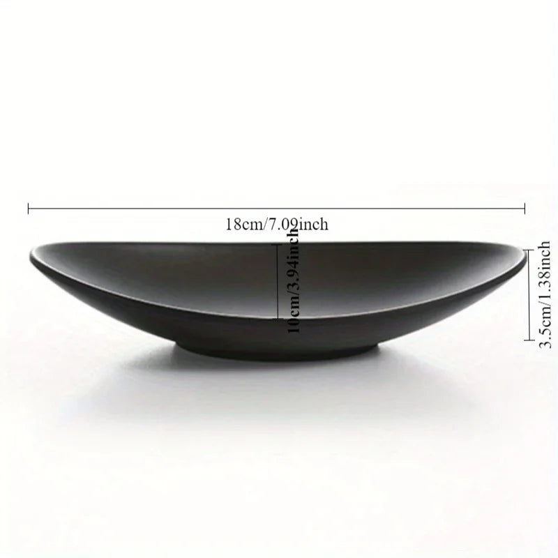 Oval Black Organizer Tray