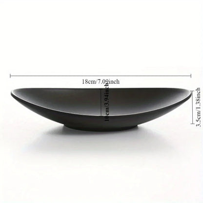Oval Black Organizer Tray