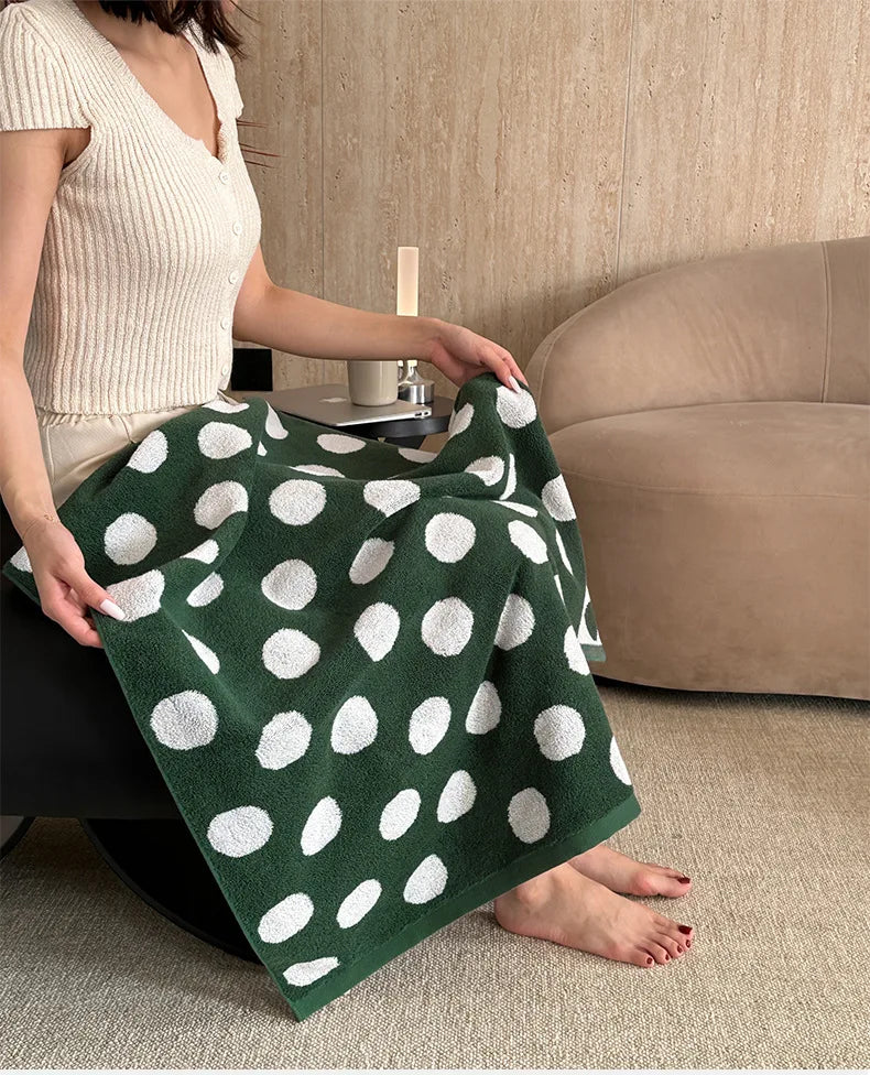 Fashion Striped Cotton Bath and Face Towel