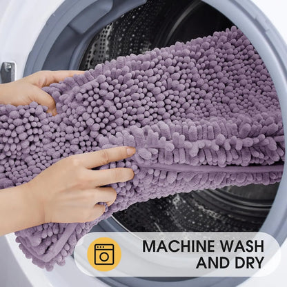 Lavender 3-Piece Ultra Soft Thick Absorbent Mats