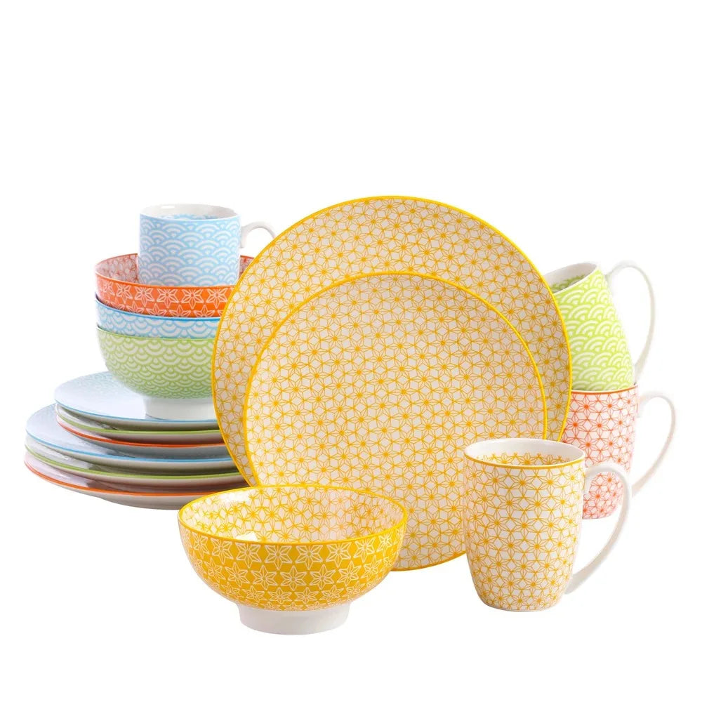 16 Piece Porcelain Dinnerware Set