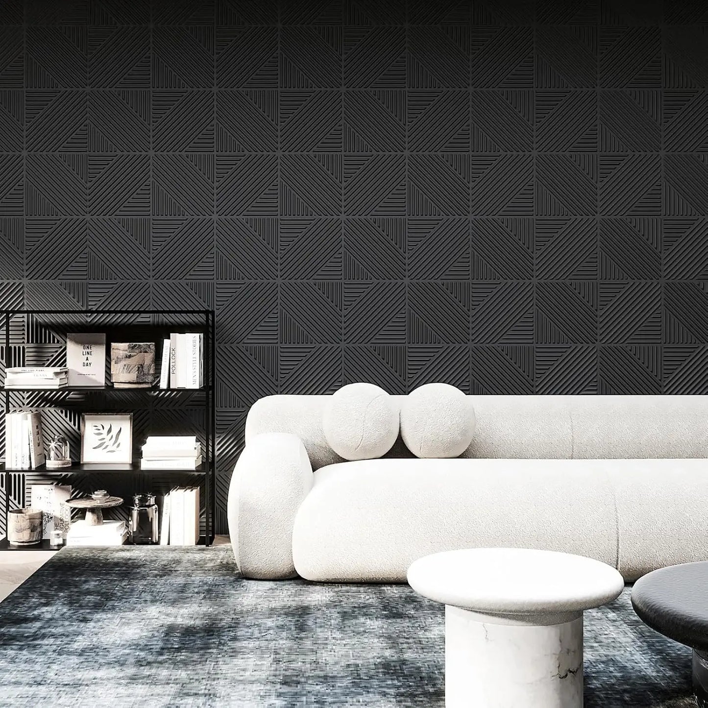 33-Pack Textured Accent Wall Paneling