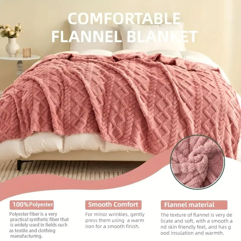 Luxurious Fleece Blanket Throw