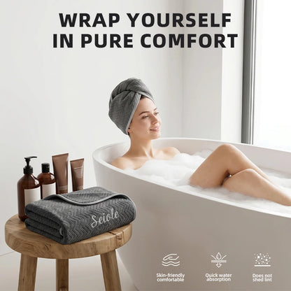 8 Piece Premium Microfiber Towel Set