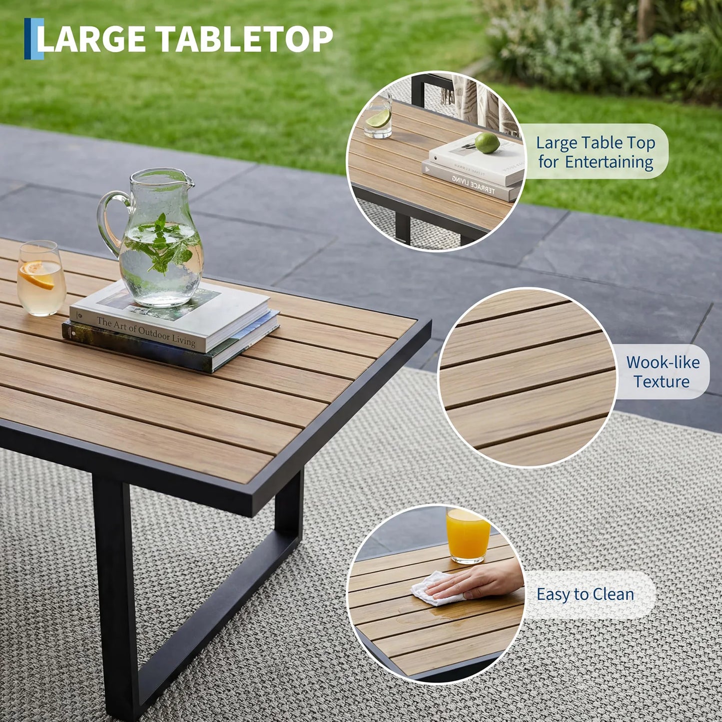 Modern 4-Piece Patio Furniture Set