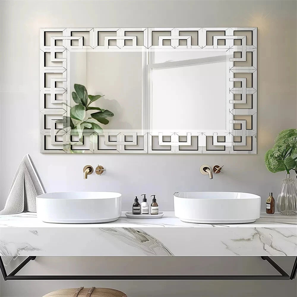 Decorative Wall Mirror 48”×28”