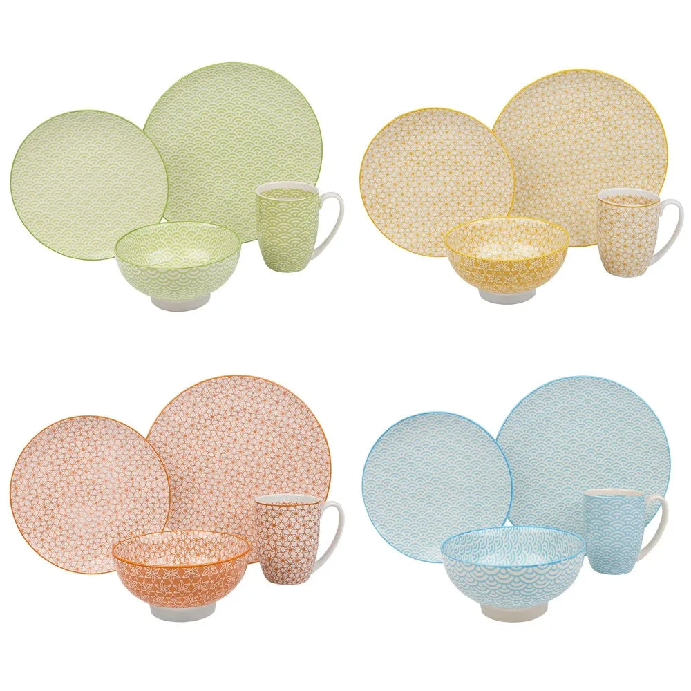 16 Piece Porcelain Dinnerware Set