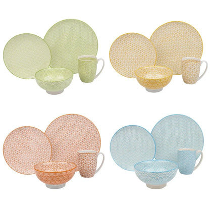 16 Piece Porcelain Dinnerware Set