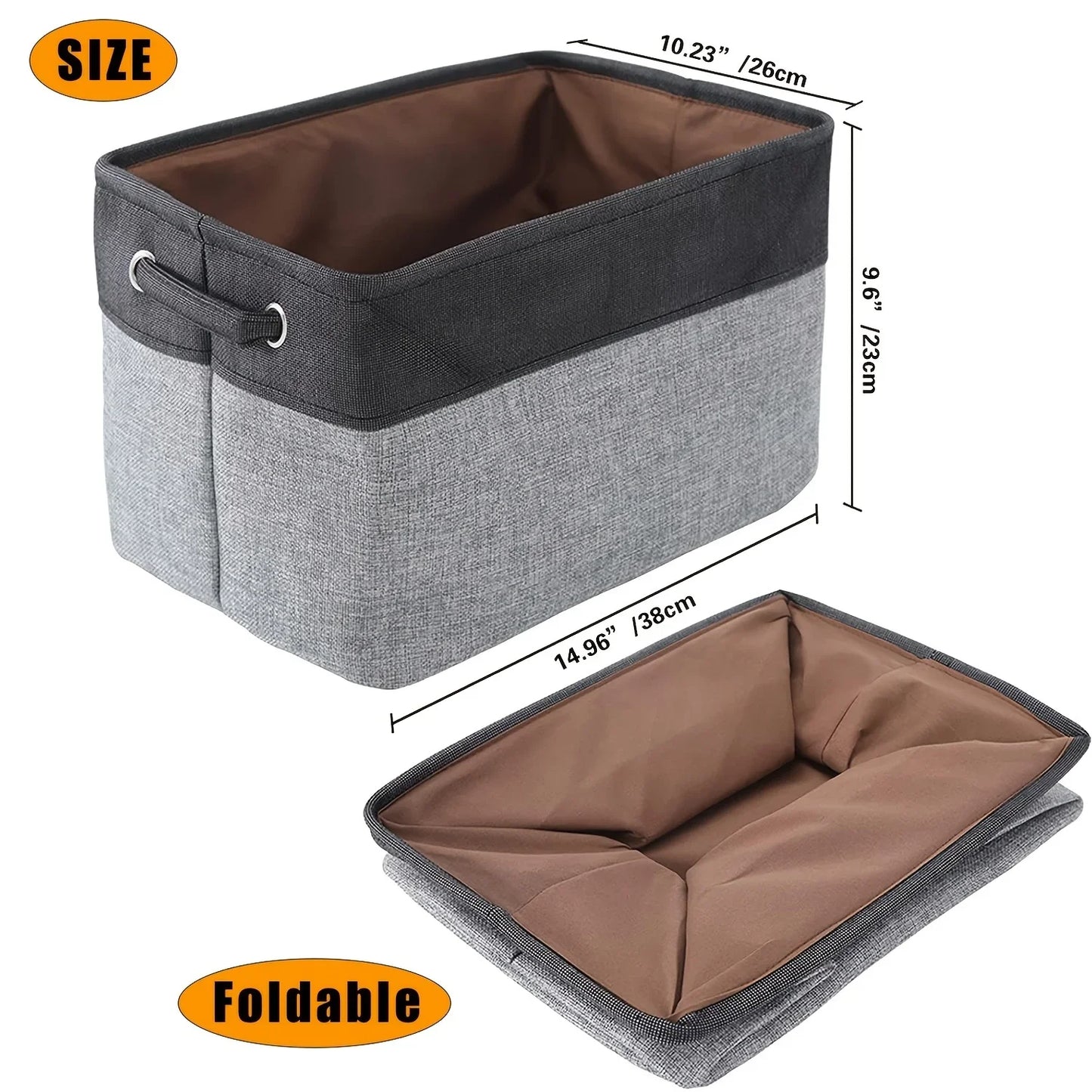 1 Pcs Foldable Storage Bins
