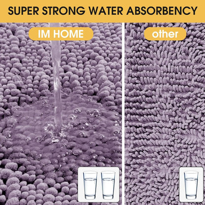 Lavender 3-Piece Ultra Soft Thick Absorbent Mats