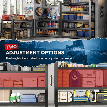 Heavy-Duty Metal Storage Rack