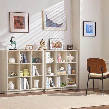 9 Cube Storage Book Shelf with Curved Edge
