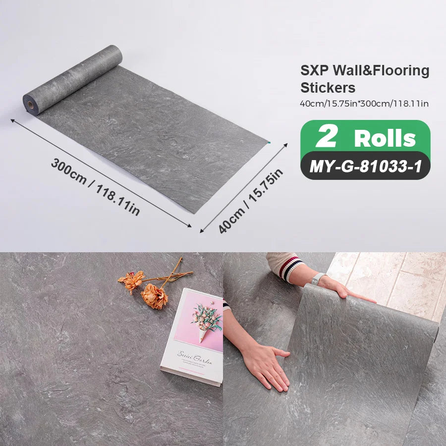 2 Rolls Self-Adhesive Wall and Floor Sticker