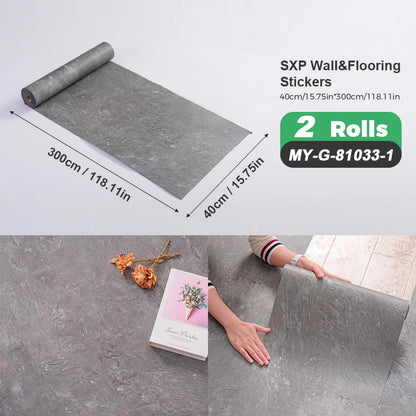 2 Rolls Self-Adhesive Wall and Floor Sticker