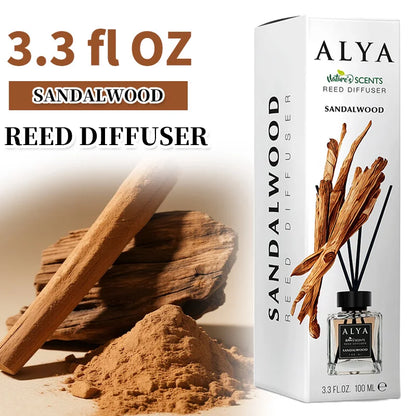 Reed Diffuser Set with 14 Scents & 4 Incense Sticks