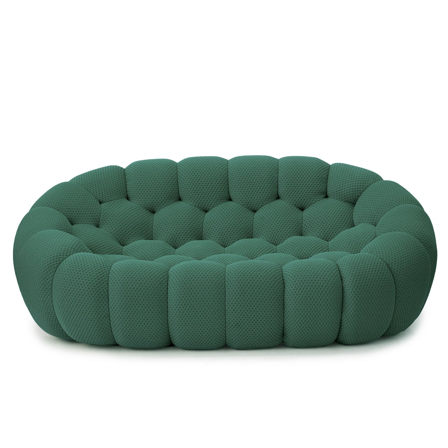 Comfy 3D Knitted Fabric Loveseat