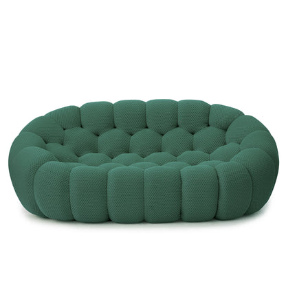 Comfy 3D Knitted Fabric Loveseat