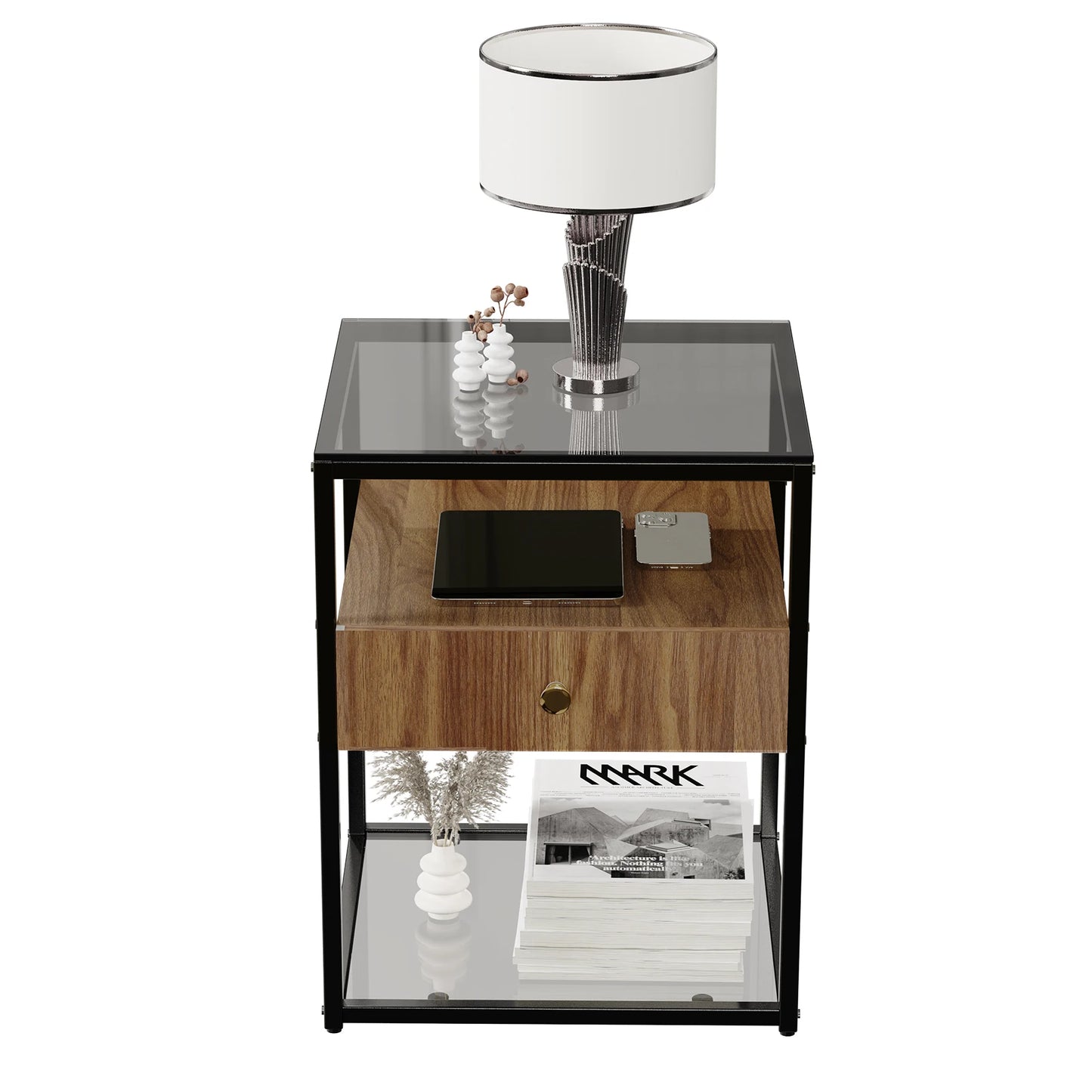 Tempered Glass Side Table