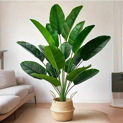 1pc 18 Leaves Artificial Tropical Palm Tree