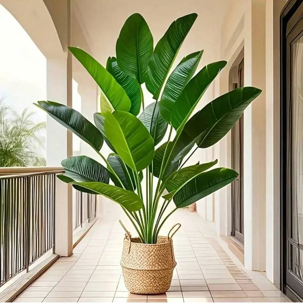 1pc 18 Leaves Artificial Tropical Palm Tree