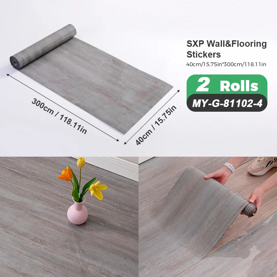 2 Rolls Self-Adhesive Wall and Floor Sticker