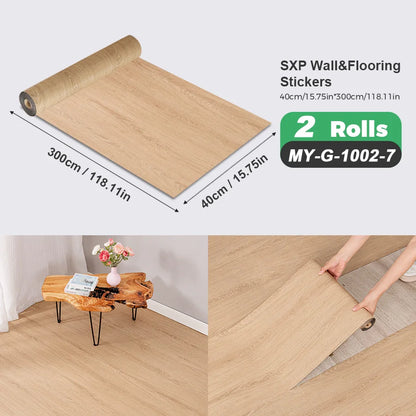 2 Rolls Self-Adhesive Wall and Floor Sticker