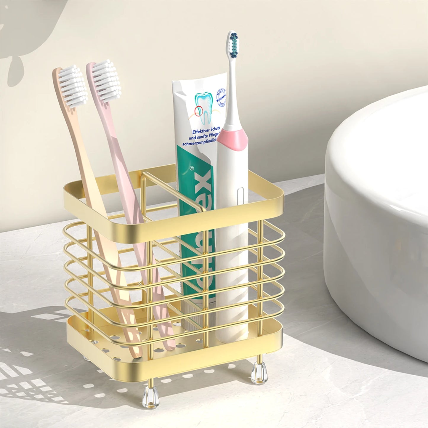 Stainless Steel Wall Mounted  Toothbrush  Holder
