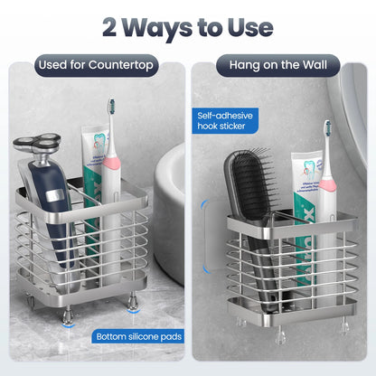 Stainless Steel Wall Mounted  Toothbrush  Holder