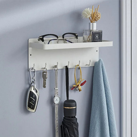 Black/White Carbon Steel Storage Rack