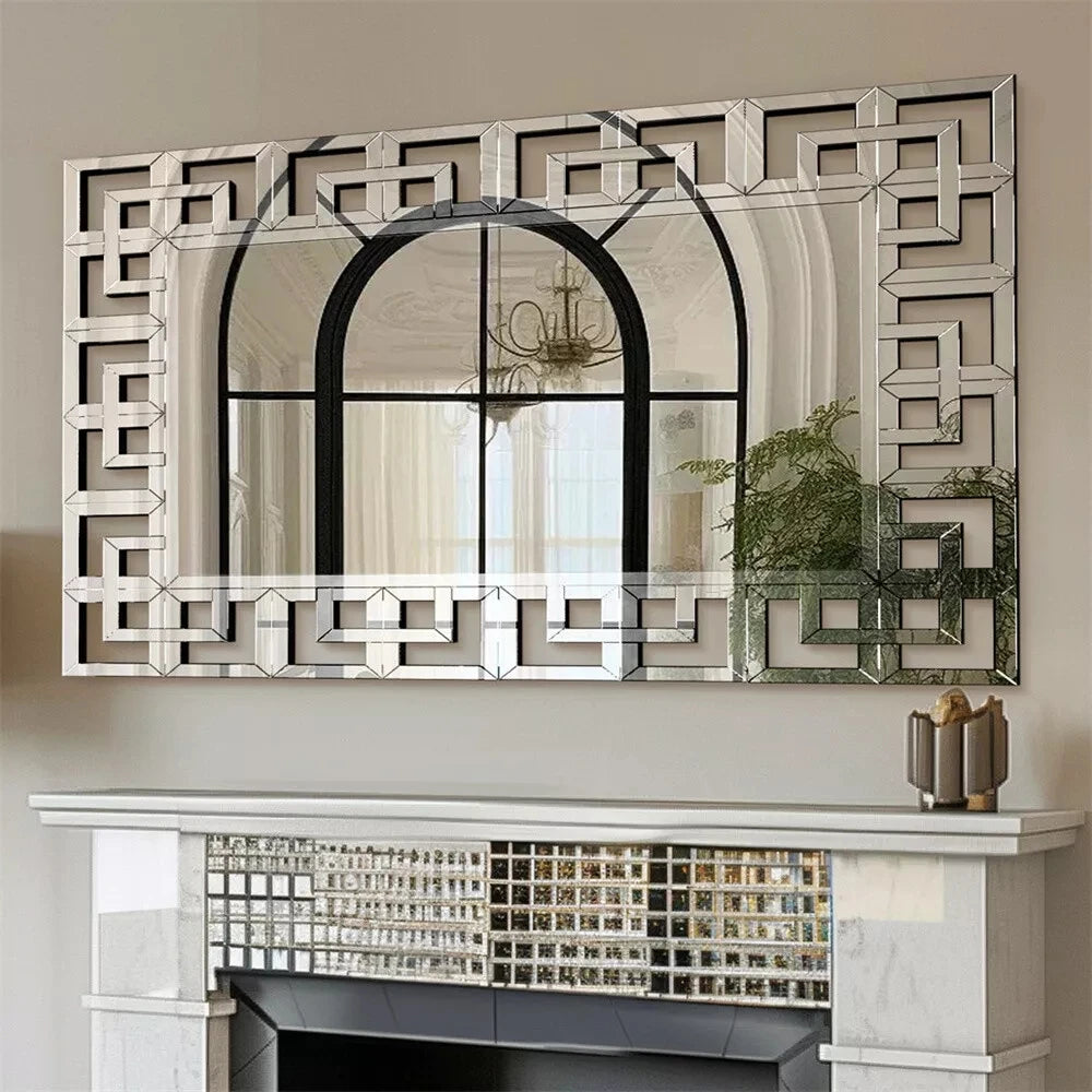 Decorative Wall Mirror 48”×28”