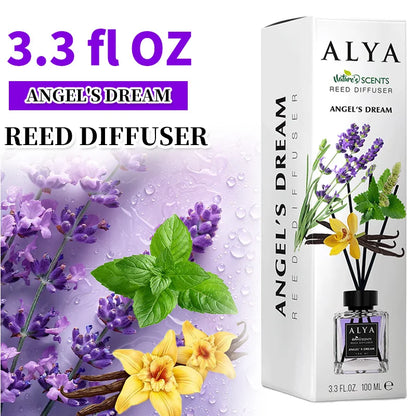 Reed Diffuser Set with 14 Scents & 4 Incense Sticks