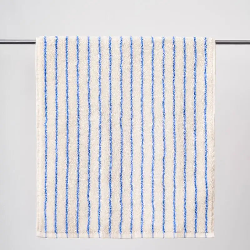 Fashion Striped Cotton Bath and Face Towel