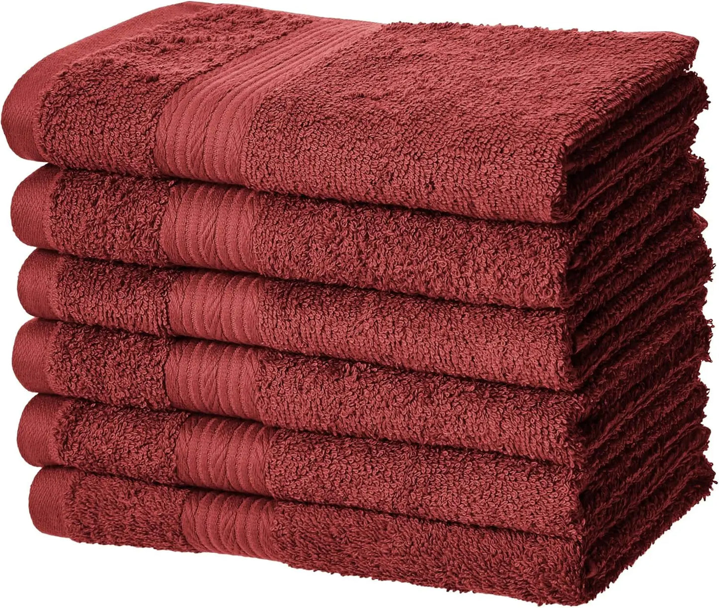 6 Piece Oversized Cotton Bathroom Towel Set