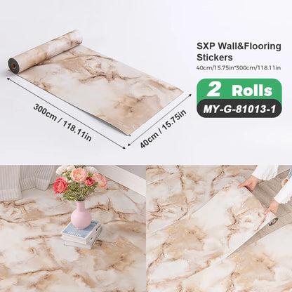 2 Rolls Self-Adhesive Wall and Floor Sticker