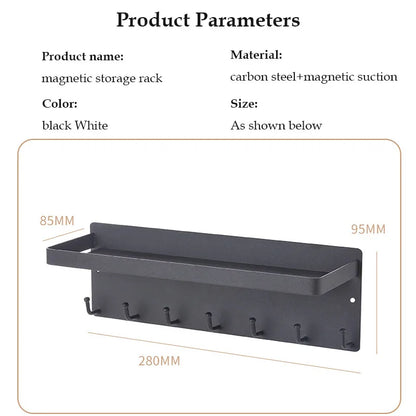 Black/White Carbon Steel Storage Rack