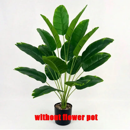 1pc 18 Leaves Artificial Tropical Palm Tree