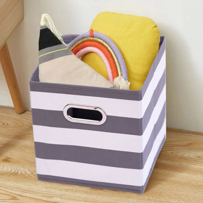1PC Fabric Cube Organizer with Metal handle