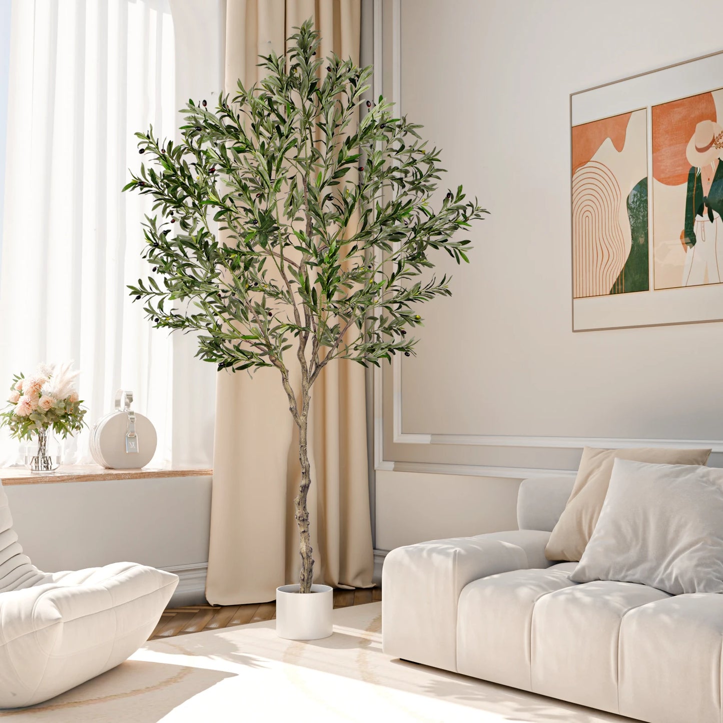Faux Silk Potted Plant